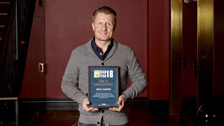 Helly Hansen vant pris for årets varemerke 2018 i Sverige